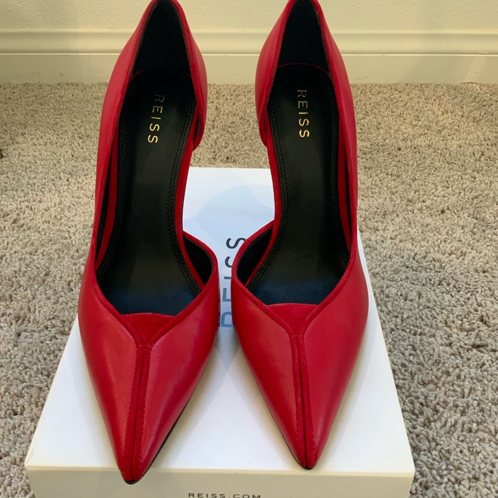 Reiss Baines Red Women's Heels